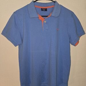 Mens USMNT Gant Blue Polo Size S